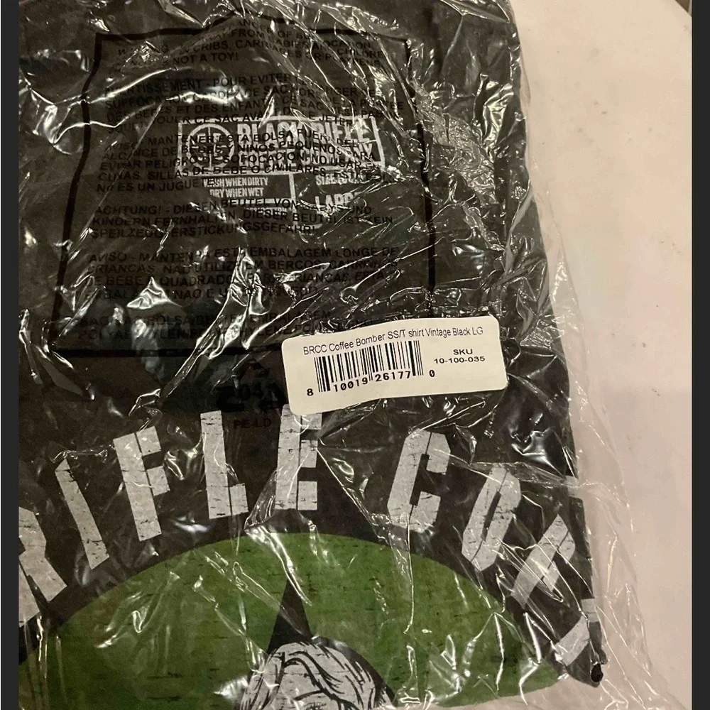 NIP Black Rifle Coffee Company Men's Company Coffee Bomber T-Shirt - Picture 5 of 5